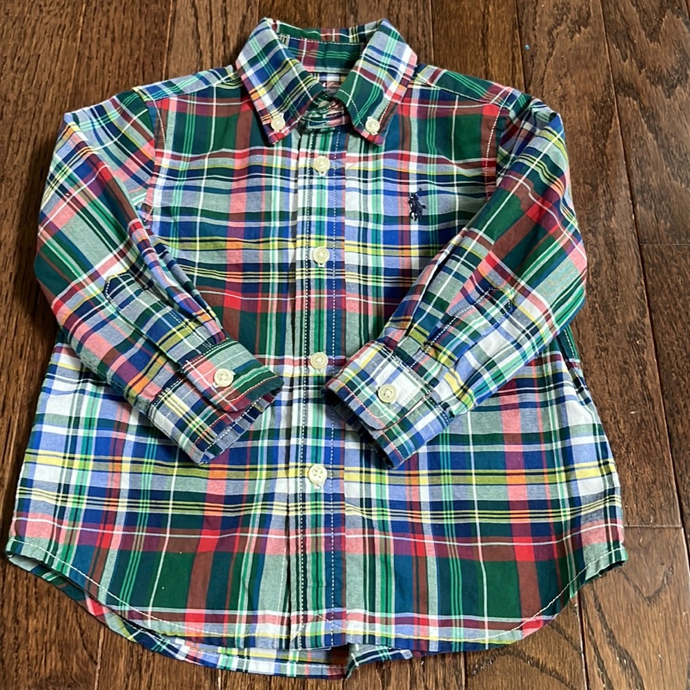 Ralph Lauren Infant Boys Dress Shirt, Size 12mo